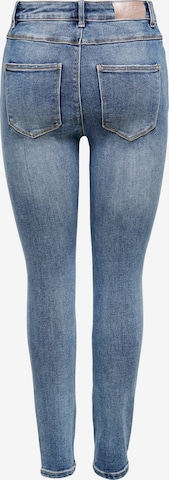 ONLY Slimfit Jeans 'Mila' in Blauw