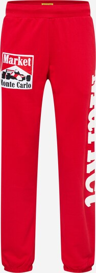 MARKET Pantalón en rojo claro / negro / blanco, Vista del producto
