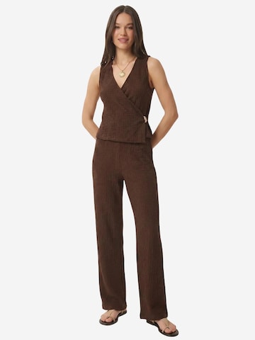Pantalons de tailleur Happiness İstanbul en marron
