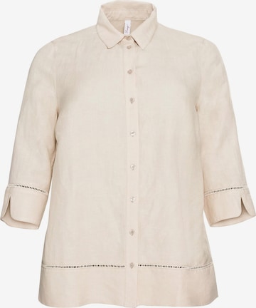 SHEEGO Bluse in Beige: predná strana