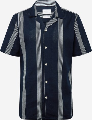 Regular fit Camicia di Lindbergh in blu: frontale