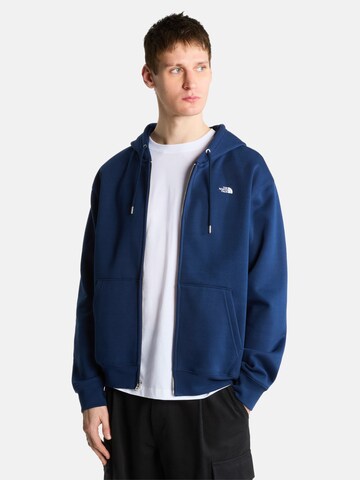 THE NORTH FACE - Sudadera con cremallera 'Essential Simple Dome' en azul