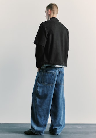 Pull&Bear Comfort fit Ing - fekete