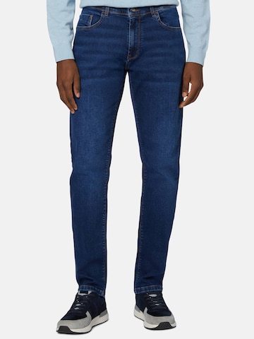 Boggi Milano Slimfit Jeans in Blauw: voorkant