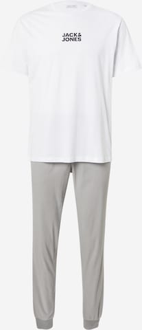 JACK & JONES Strój domowy 'JACSOLID' w kolorze szary: przód