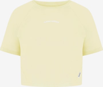 T-shirt 'Nalani' Smilodox en jaune : devant