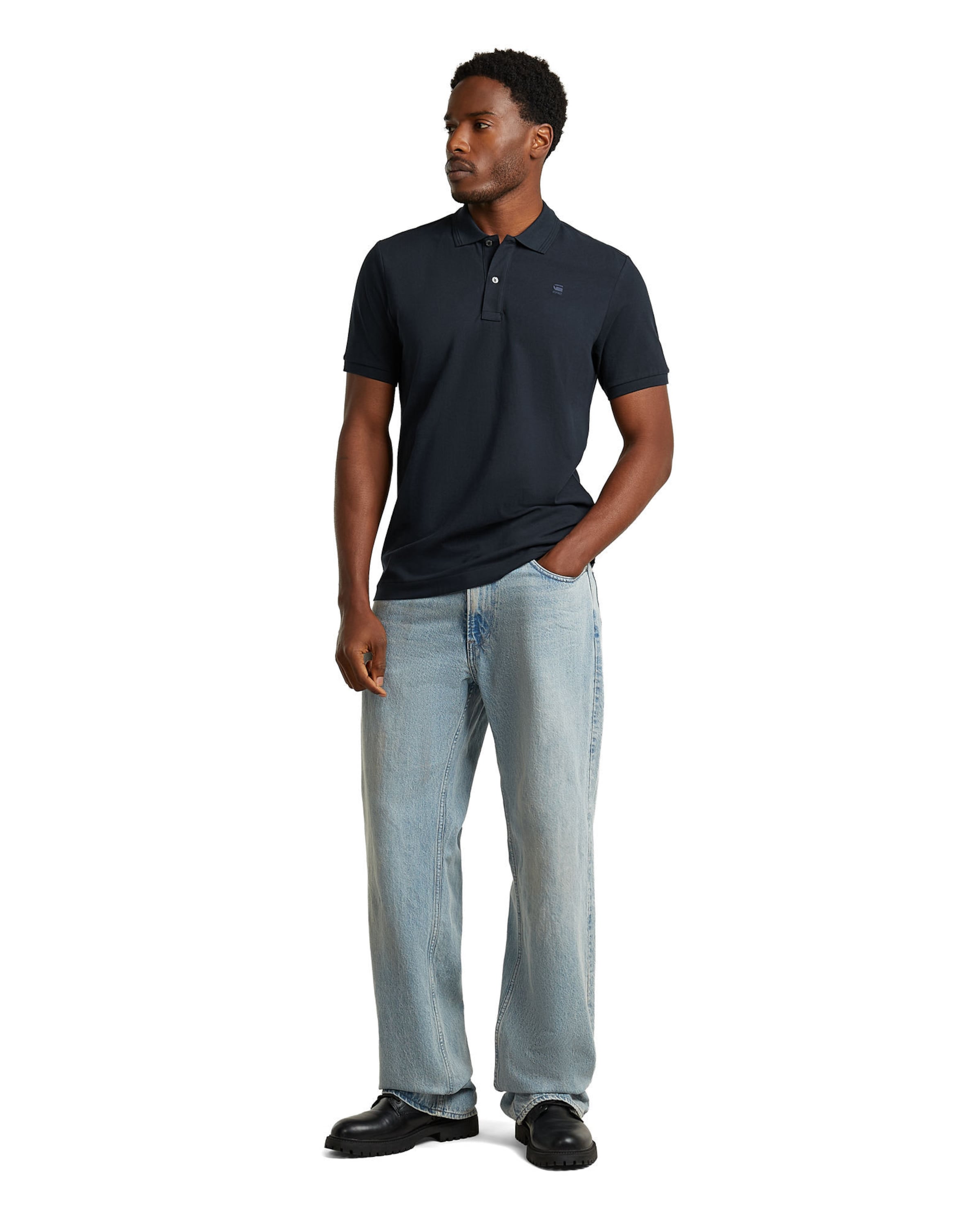 G-STAR Polo - ' Dunda Slim ' in Blau