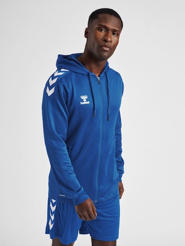 Hummel - Sweatshirt de desporto em azul: frente