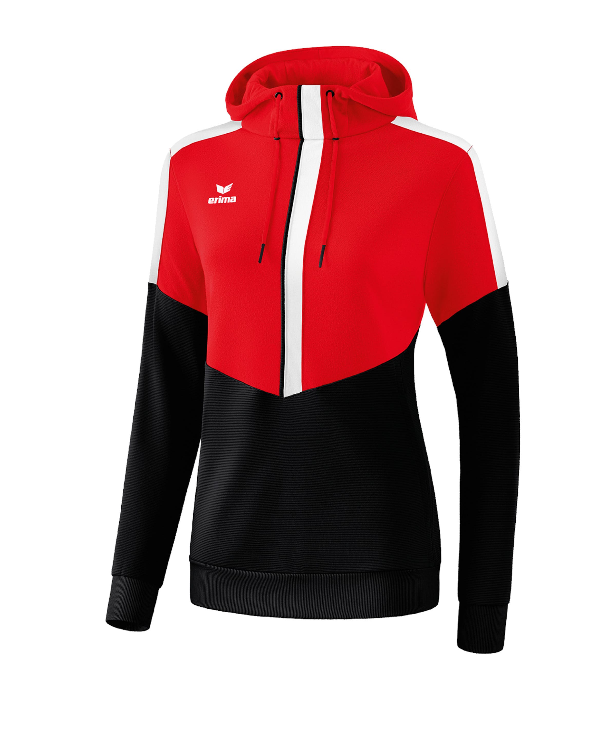 ERIMA Sweatshirt in rot / schwarz / weiß, Produktansicht