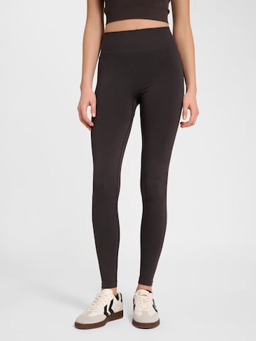 Hummel Skinny Sportsbukser 'Hiit' i grå: forside