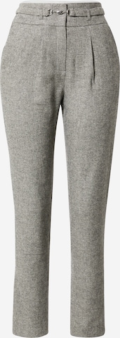 Maison 123 Pleat-Front Pants 'DEBRA P FANTAISIE' in Grey: front