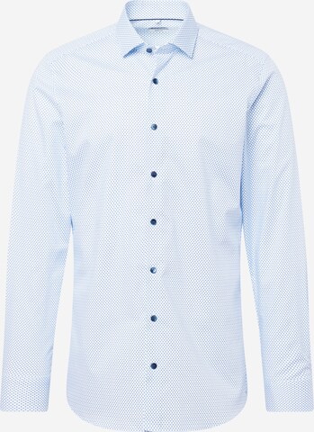 OLYMP Button Up Shirt 'Level 5' in Blue: front