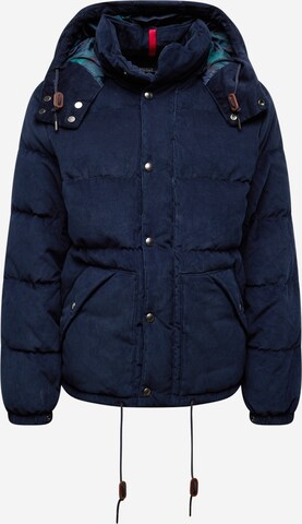 Polo Ralph Lauren Zimní bunda – modrá: přední strana