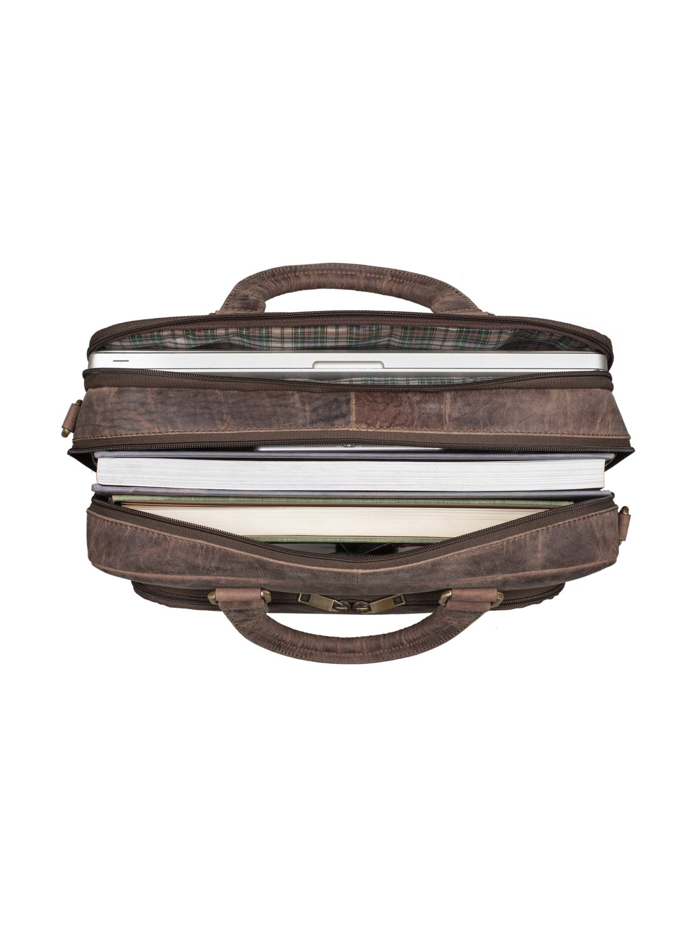 Benthill Briefcase in Brown