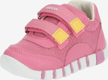 Baskets GEOX en rose : devant