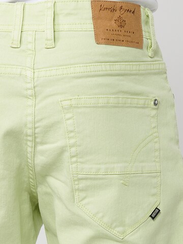 Regular Pantalon chino KOROSHI en vert