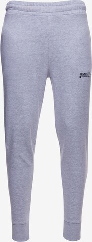 Effilé Pantalon de sport Superdry en gris : devant