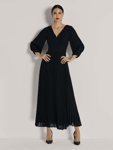 MADELEINE Abendkleid in Schwarz: Vorderseite