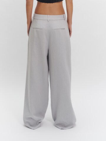 millane Wide leg Pleat-Front Pants 'Thalisa' in Grey