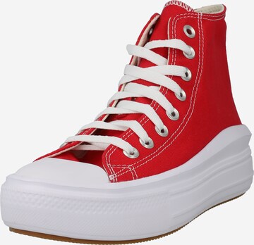 CONVERSE Sneakers hoog 'Chuck Taylor All Stars Move' in Rood: voorkant