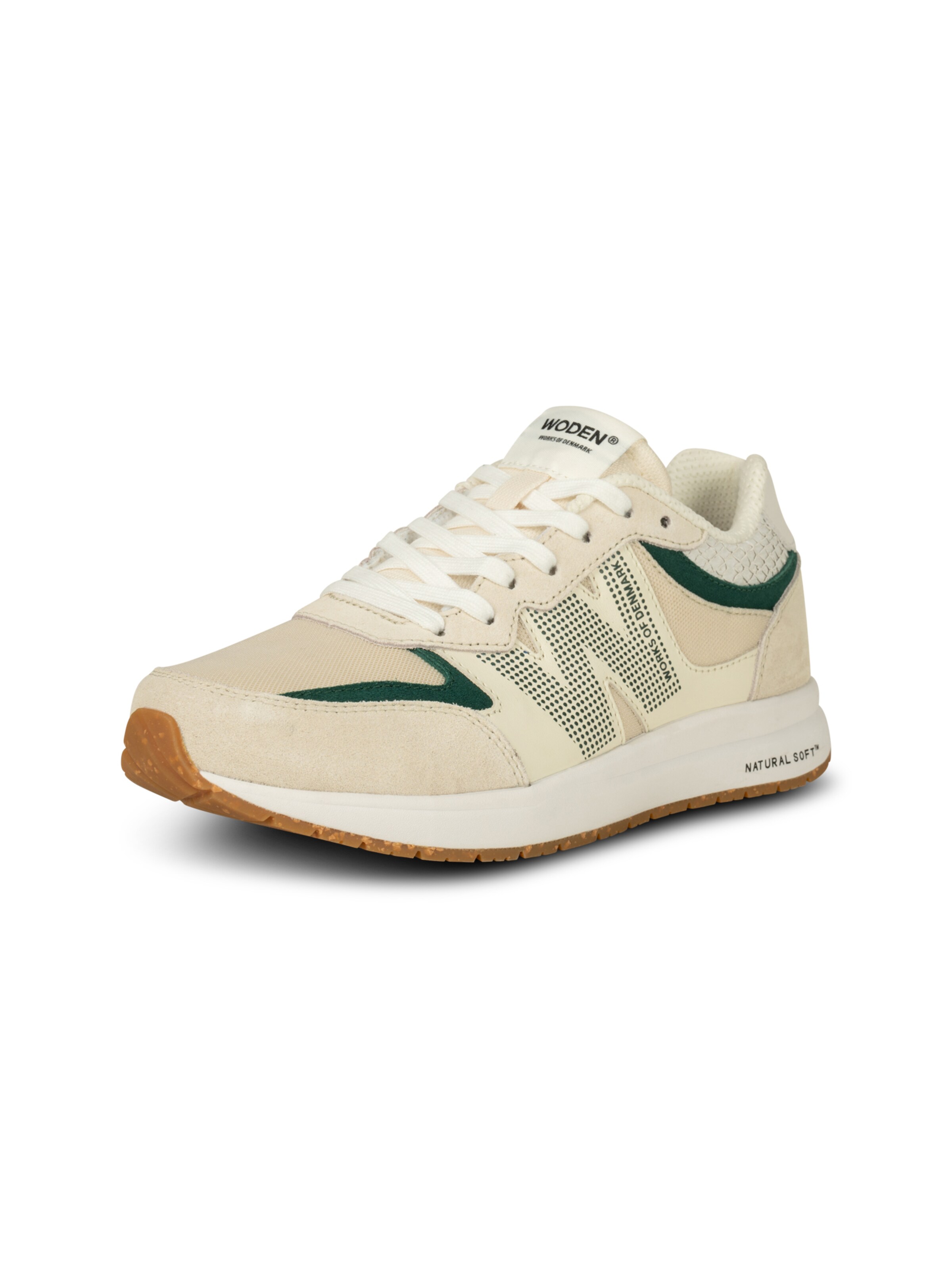WODEN Platform trainers 'Rigmor' in Beige: front