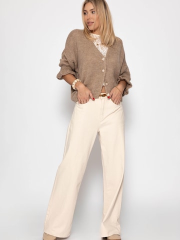 SASSYCLASSY Oversizestrickjacke‌‌‌‌‌‌ in Grau