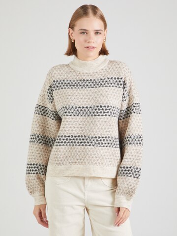 VERO MODA Tröja 'VMTrixie' i beige: framsida