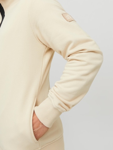 JACK & JONES Sweatjakke i beige