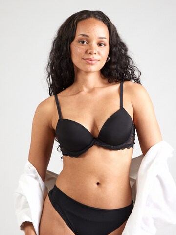 Calvin Klein Underwear Σουτιέν για T-Shirt Σουτιέν 'Lift Demi' σε μαύρο: μπροστά