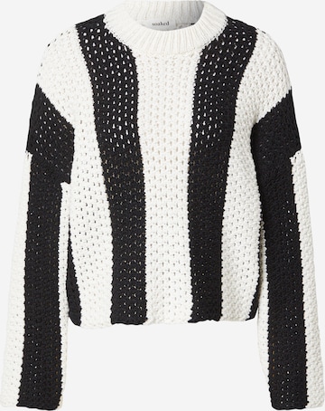 SOAKED IN LUXURY Neulepaita 'Menaka' värissä valkoinen: etupuoli