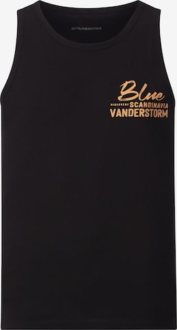 Jan Vanderstorm Shirt ' Felton ' in Zwart: voorkant