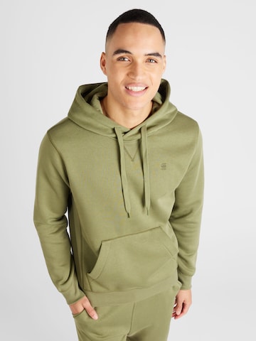 G-Star RAW Sweatshirt 'Premium Core' in Groen: voorkant