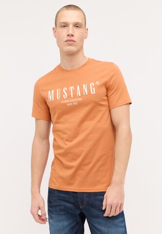 MUSTANG Shirt in Orange: front