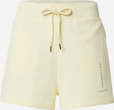 ABOUT YOU x Laura Giurcanu Sweatshorts 'Luna' in pastellgelb, Produktansicht
