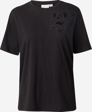 VILA T-Shirt 'VIKRUNA' in Schwarz: Vorderseite