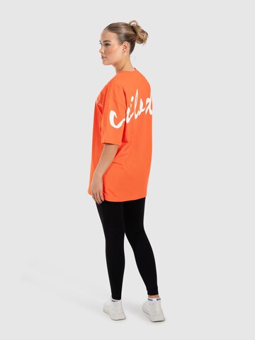 T-Shirt ' Liquid Brail ' Smilodox en orange