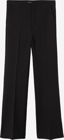 MANGO Spodnie w kant w kolorze czarny: przód