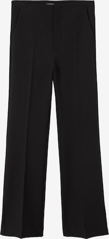 MANGO Pleated Pants in Black: front
