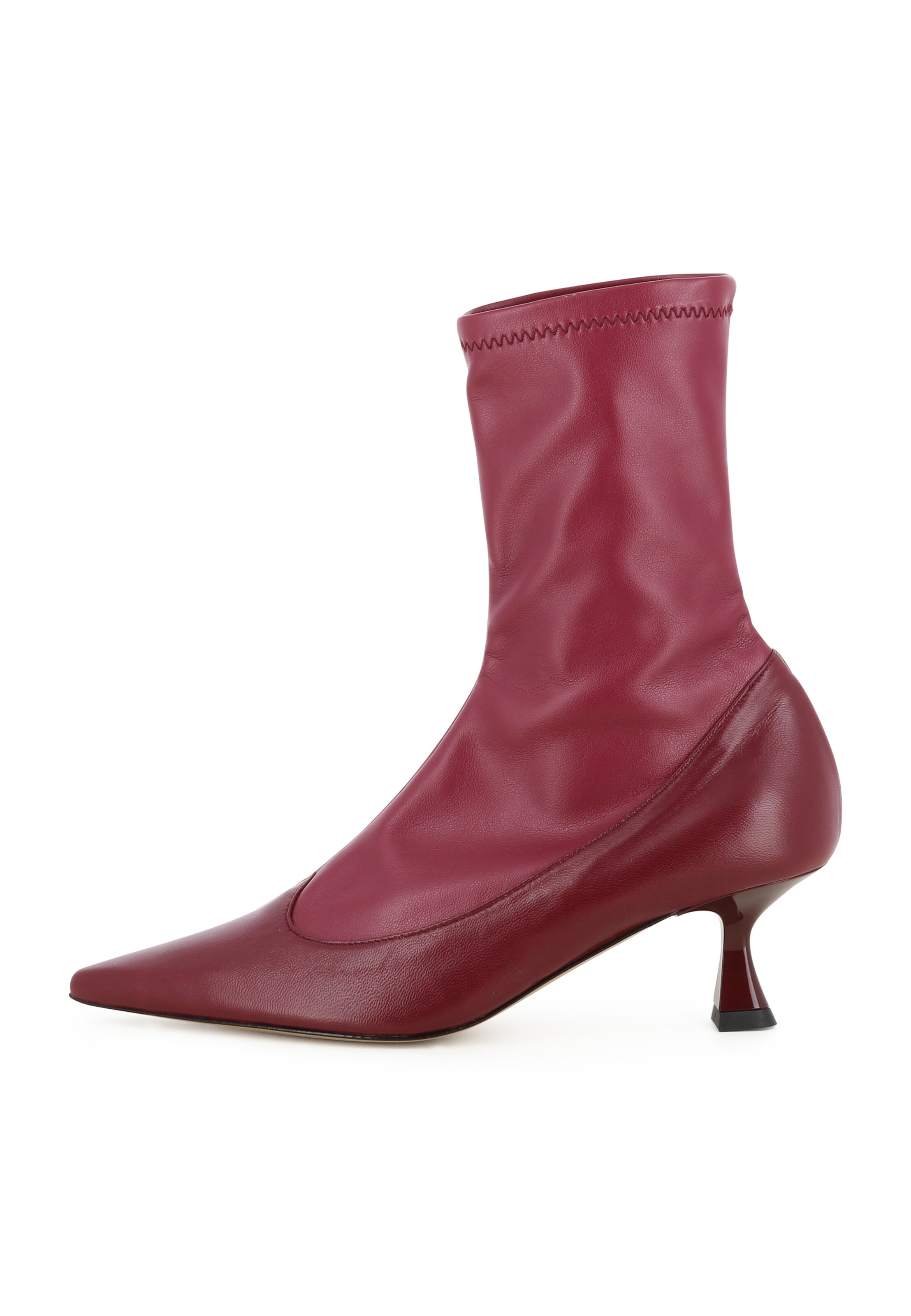EVITA Bootie 'PERLA' in Red: front