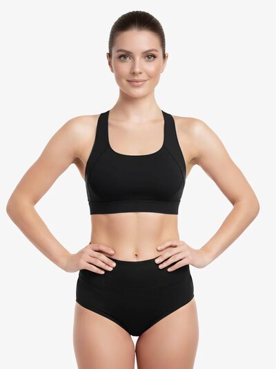 Shapetape Sport-BH‌‌‌‌‌‌ in S in schwarz, Produktansicht