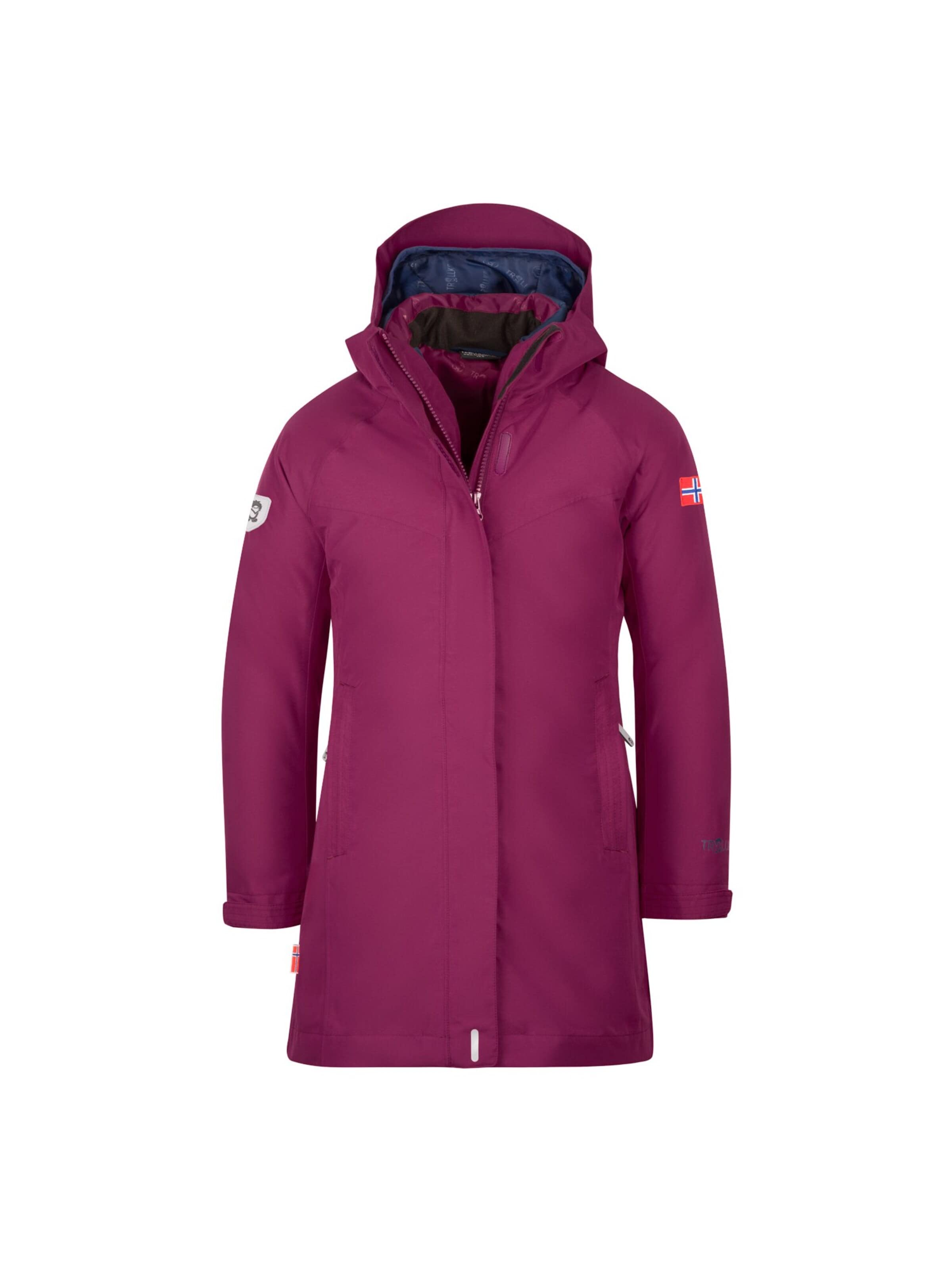 TROLLKIDS Outdoor jacket in Purple: front