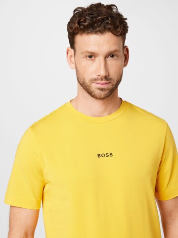 BOSS T-Shirt 'Chup' in Gelb