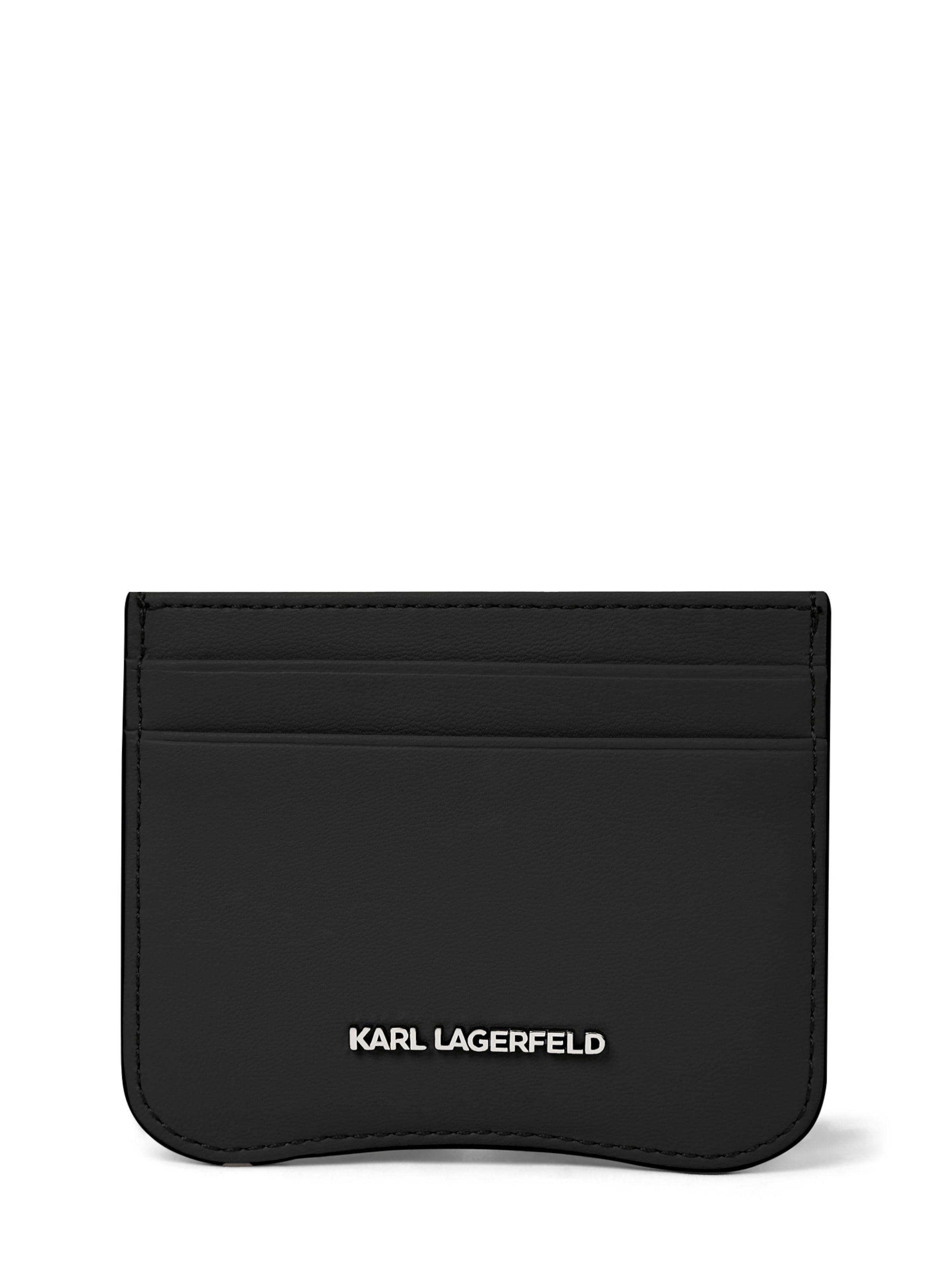 Étui 'Ikon' Karl Lagerfeld en noir : devant