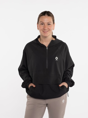 Veste de sport 'mymotus®, pull on jacket, black, RW33' mymotus en noir : devant