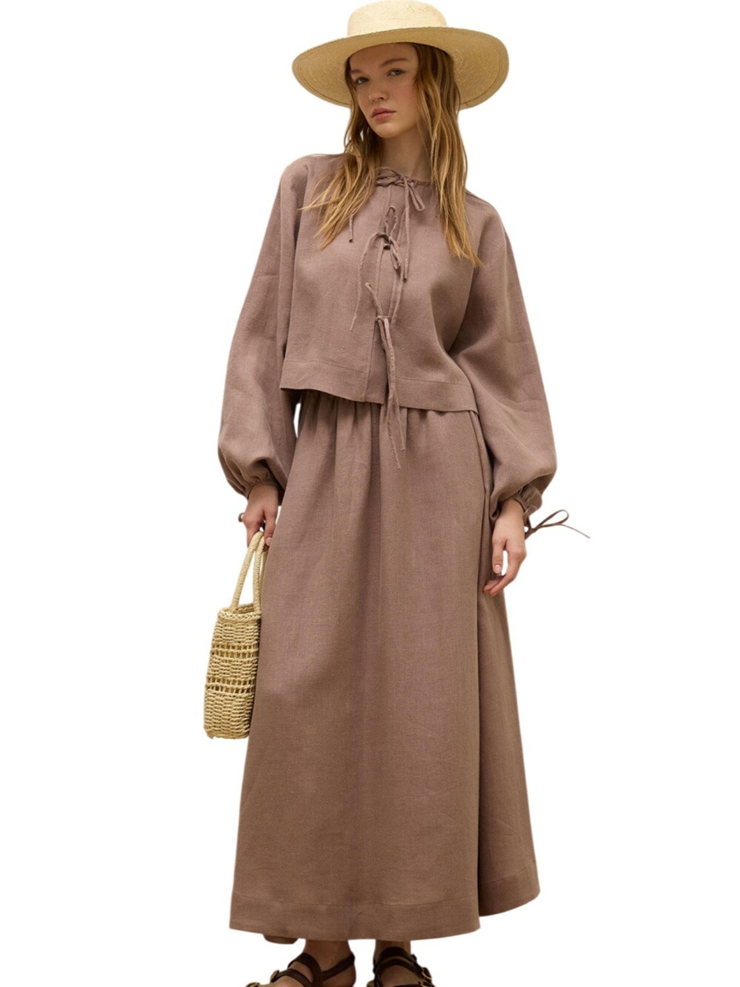MANUKA Blouse in Pink: front