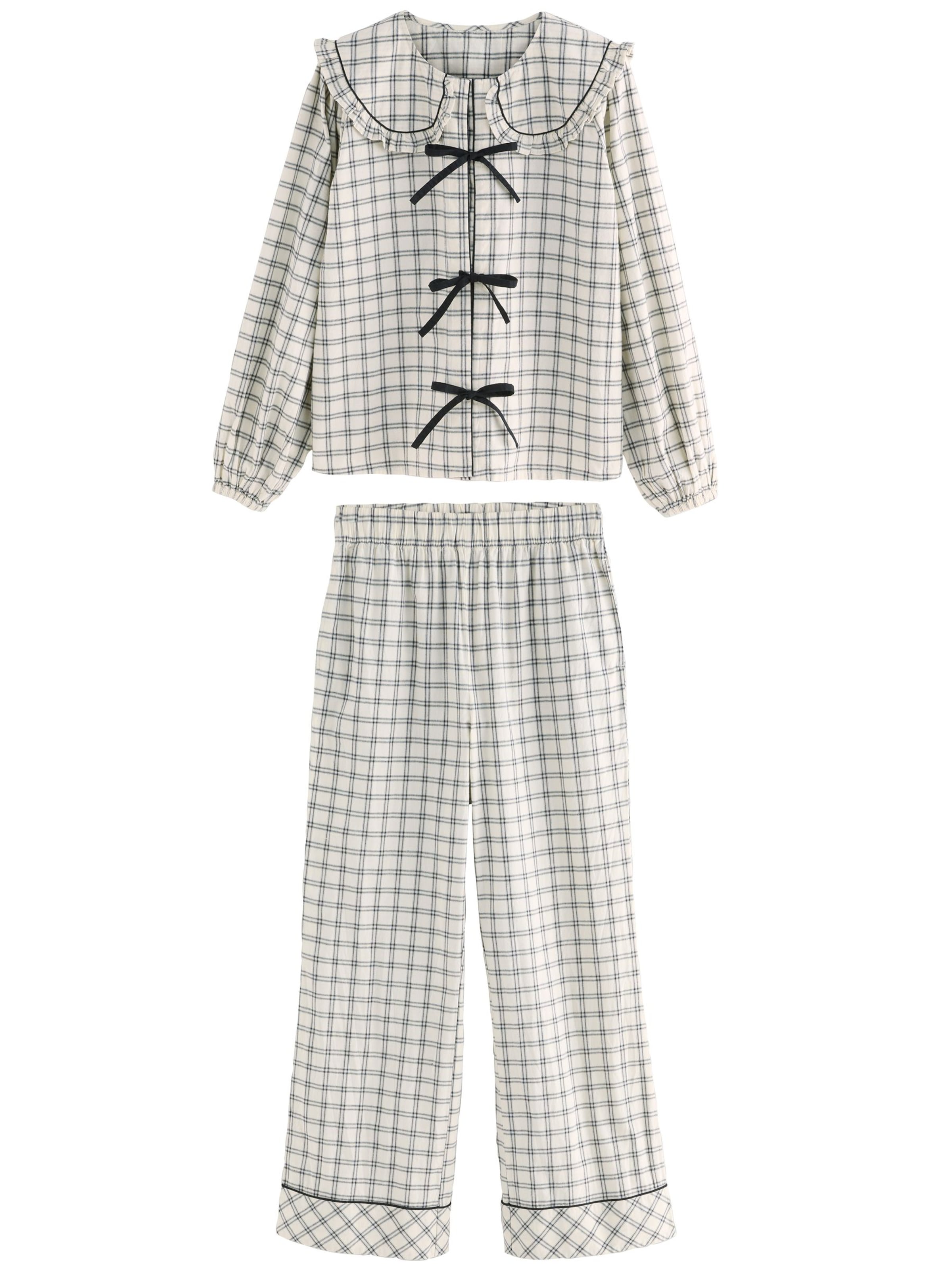 Next Pajama in Beige: front