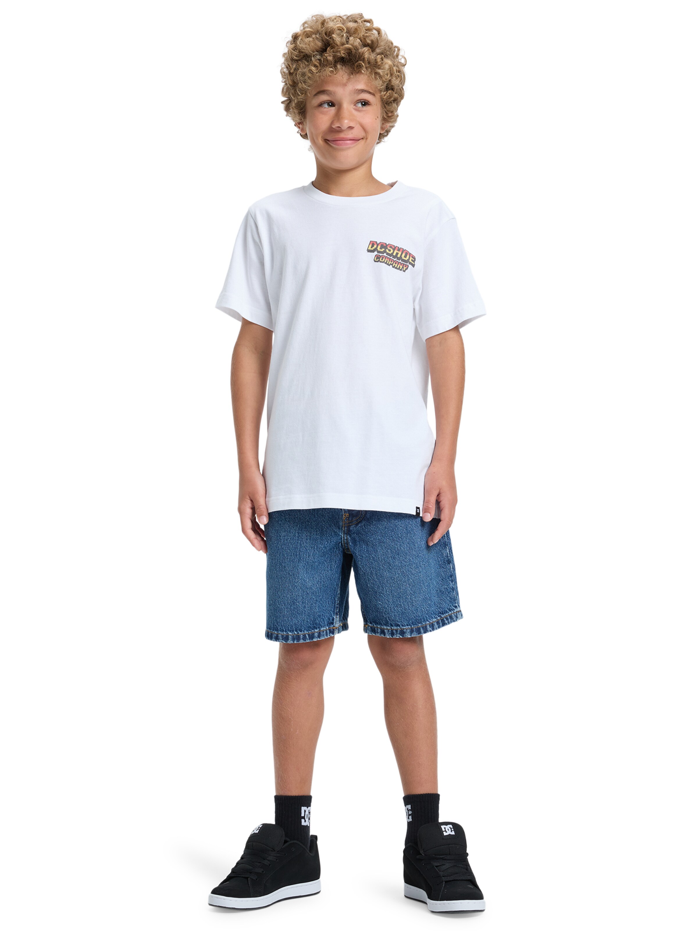 DC Shoes Toiminnallinen paita 'TWO BIT' värissä valkoinen