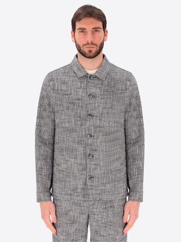 Distretto12 Regular Fit Hemd 'Fiesole' in Blau: Vorderseite