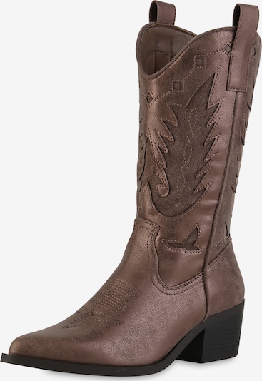 Van Hill Cowboystiefel 'Anthea' in braun, Produktansicht