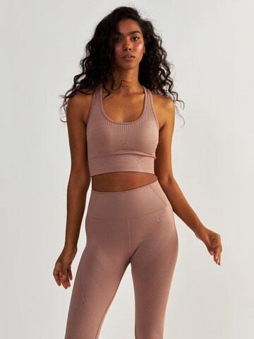 BeShaped Bralette Sports Bra 'Femme Force' in Pink: front